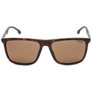 carrera polarized bronze rectangular men's sunglasses carrera 8032/s 0086/sp 57