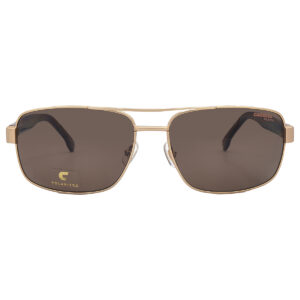 carrera polarized bronze rectangular men's sunglasses carrera 8063/s 0aoz/sp 60