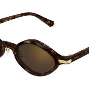 cartier brown geometric ladies sunglasses ct0540s 002 48