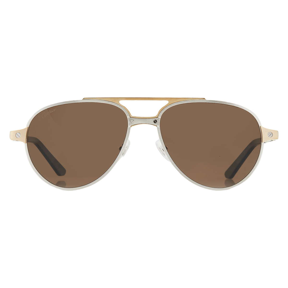 cartier santos de cartier polarized brown pilot men's sunglasses ct0476s 008 59 cartier santos de cartier polarized brown pilot men's sunglasses ct0476s 008 59