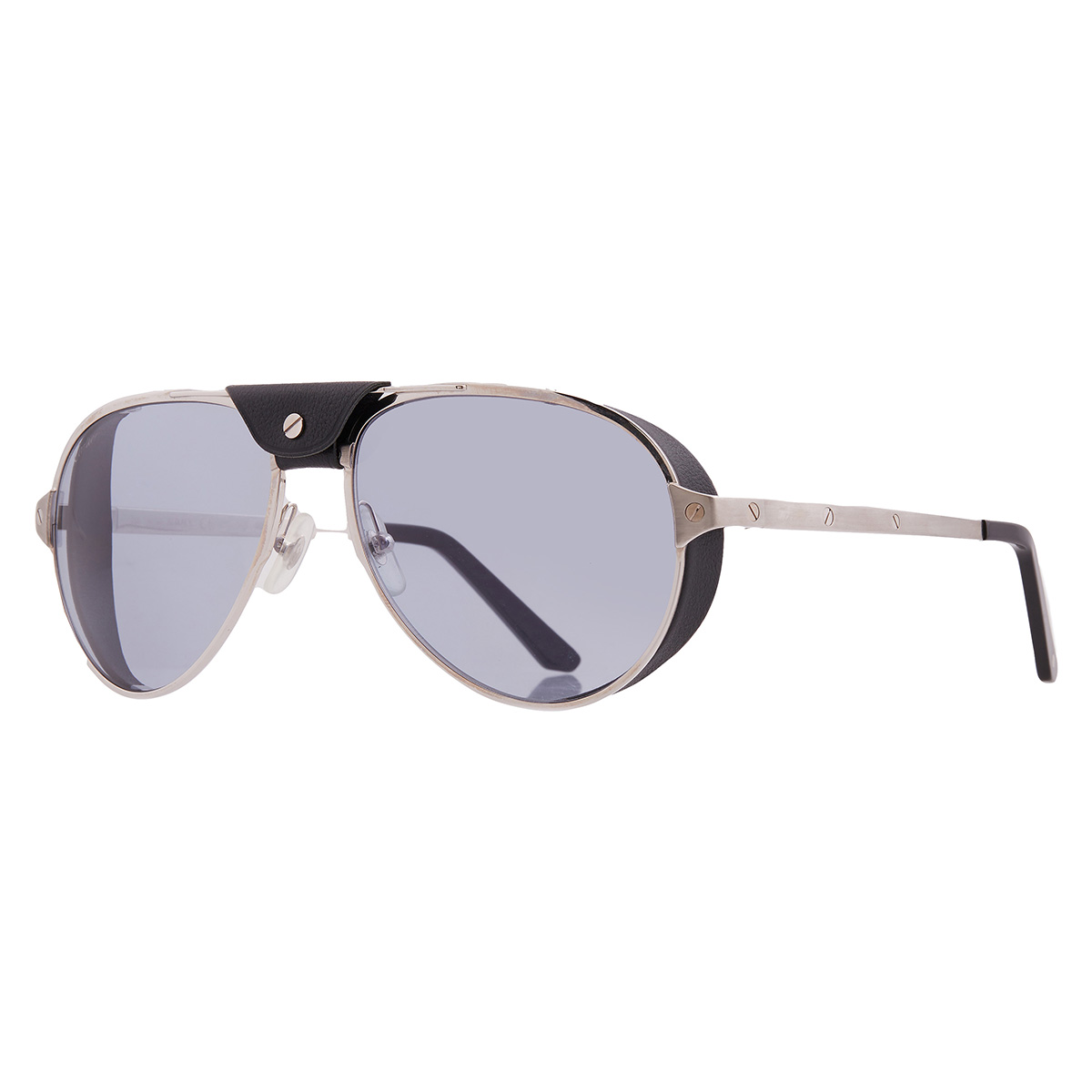 cartier santos de cartier grey multitreatment pilot men's sunglasses ct0296s 002 61 cartier santos de cartier grey multitreatment pilot men's sunglasses ct0296s 002 61