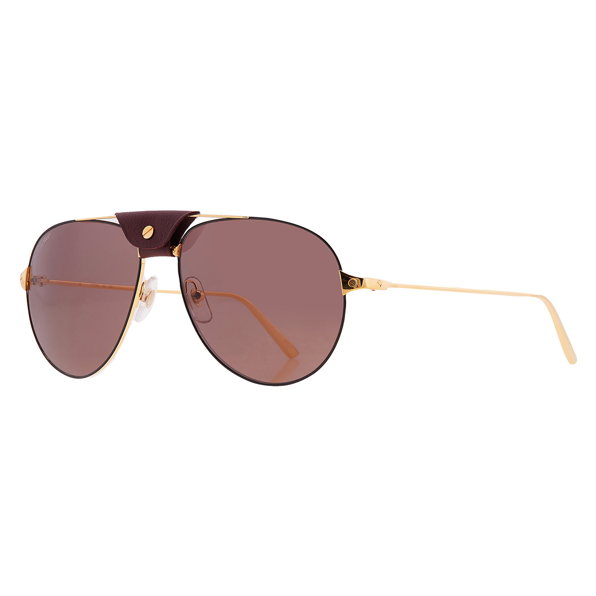 cartier santos de cartier red pilot men's sunglasses ct0038s 002 59 cartier santos de cartier red pilot men's sunglasses ct0038s 002 59