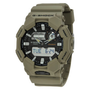 casio g shock alarm world time quartz analog digital black dial men's watch ga 010 5a