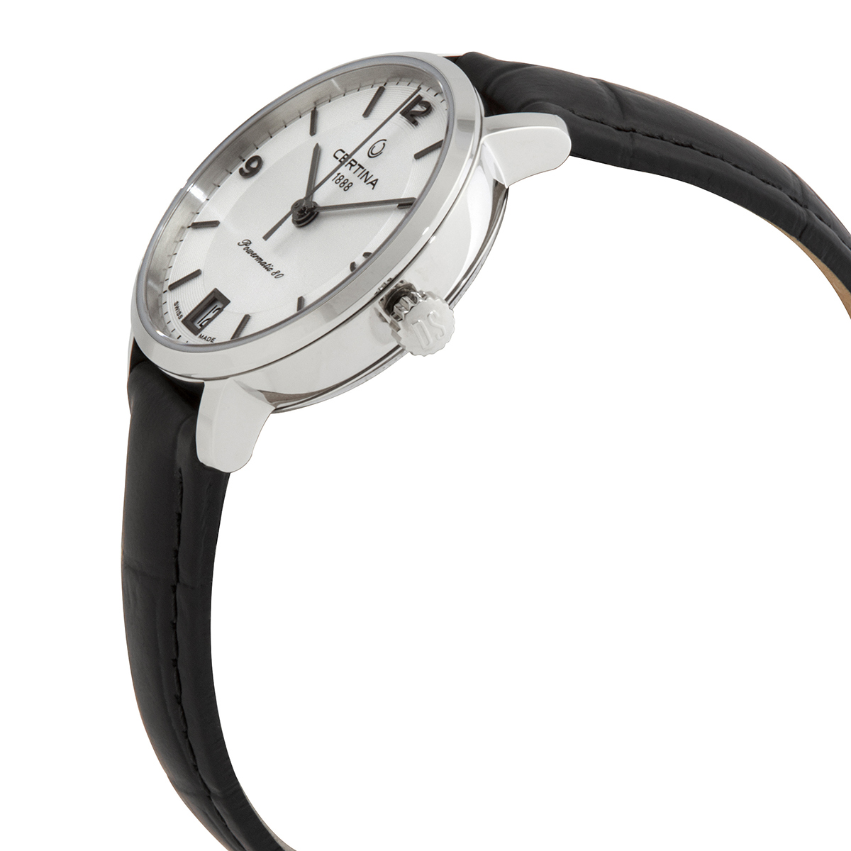 certina ds caimano automatic silver dial ladies watch c035.207.16.037.00 certina ds caimano automatic silver dial ladies watch c035.207.16.037.00