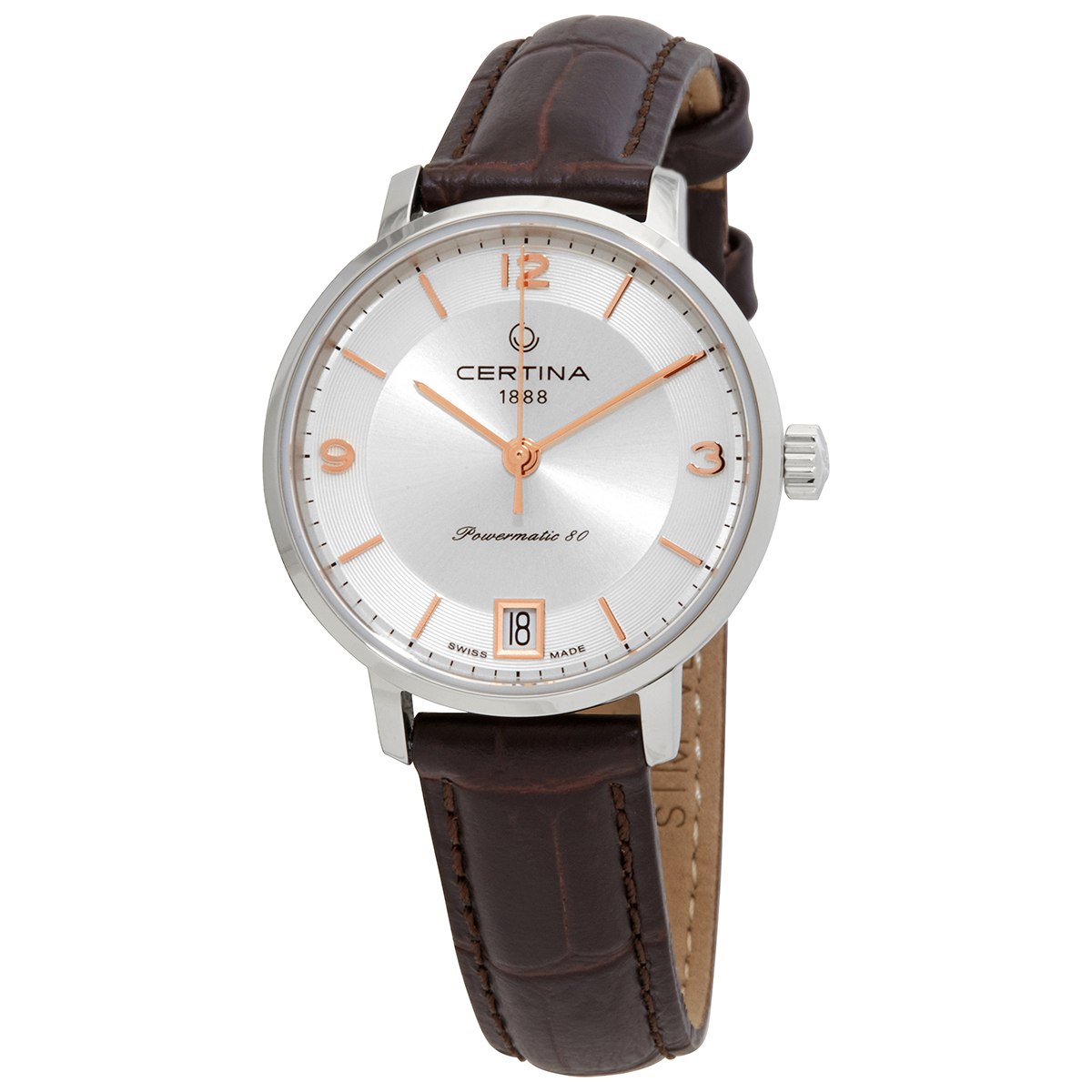 certina ds caimano automatic silver dial ladies watch c035.207.16.037.01 certina ds caimano automatic silver dial ladies watch c035.207.16.037.01