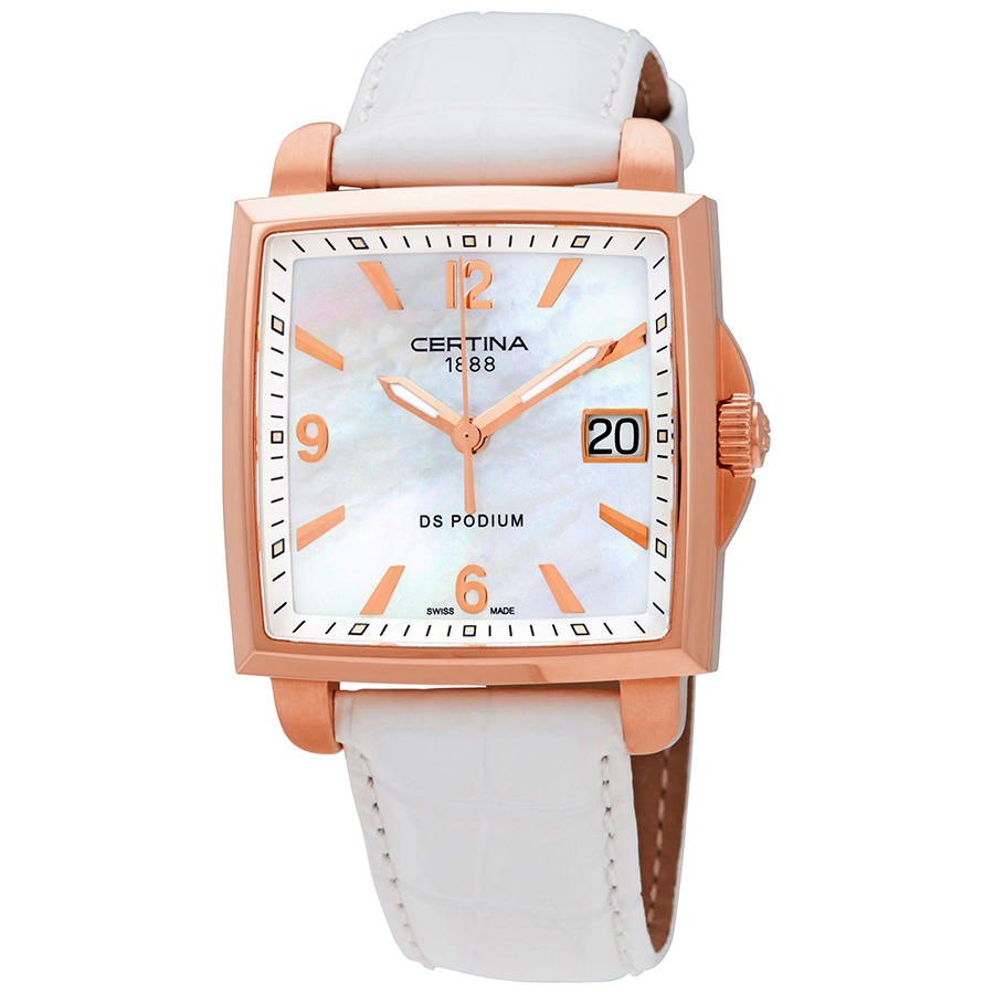certina ds podium mother of pearl dial ladies watch c001.310.36.117.00 certina ds podium mother of pearl dial ladies watch c001.310.36.117.00