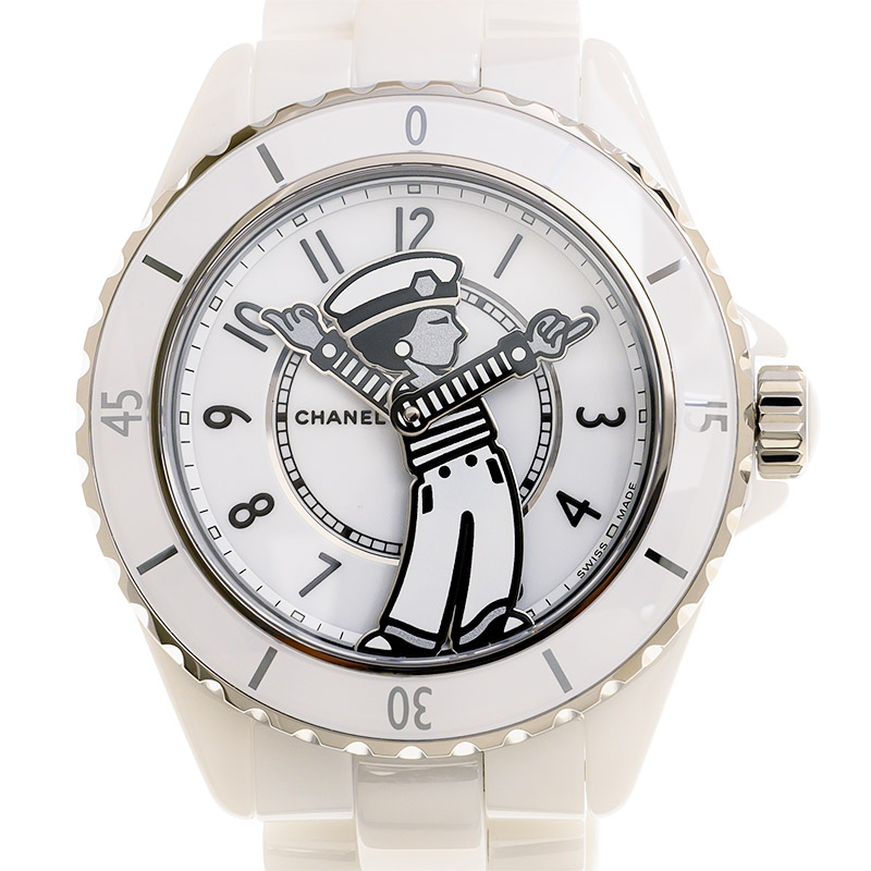 chanel j12 automatic chronometer white dial ladies watch h7481 chanel j12 automatic chronometer white dial ladies watch h7481