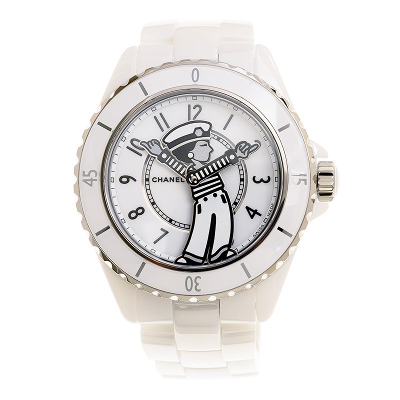 chanel j12 automatic chronometer white dial ladies watch h7481 chanel j12 automatic chronometer white dial ladies watch h7481