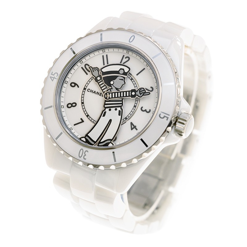 chanel j12 automatic chronometer white dial ladies watch h7481 chanel j12 automatic chronometer white dial ladies watch h7481