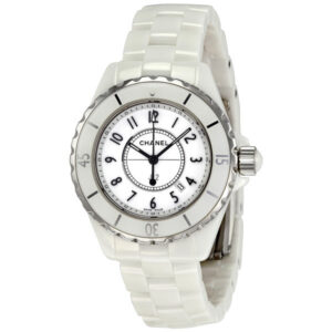 chanel j12 quartz white dial ladies watch h0968