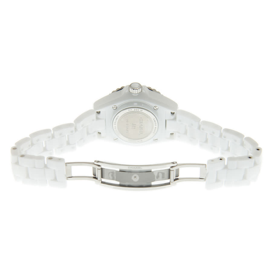 chanel j12 20 quartz diamond white dial ladies watch h6477 chanel j12 20 quartz diamond white dial ladies watch h6477
