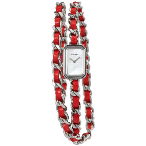 chanel premiere rock mother of pearl dial ladies watch h5313