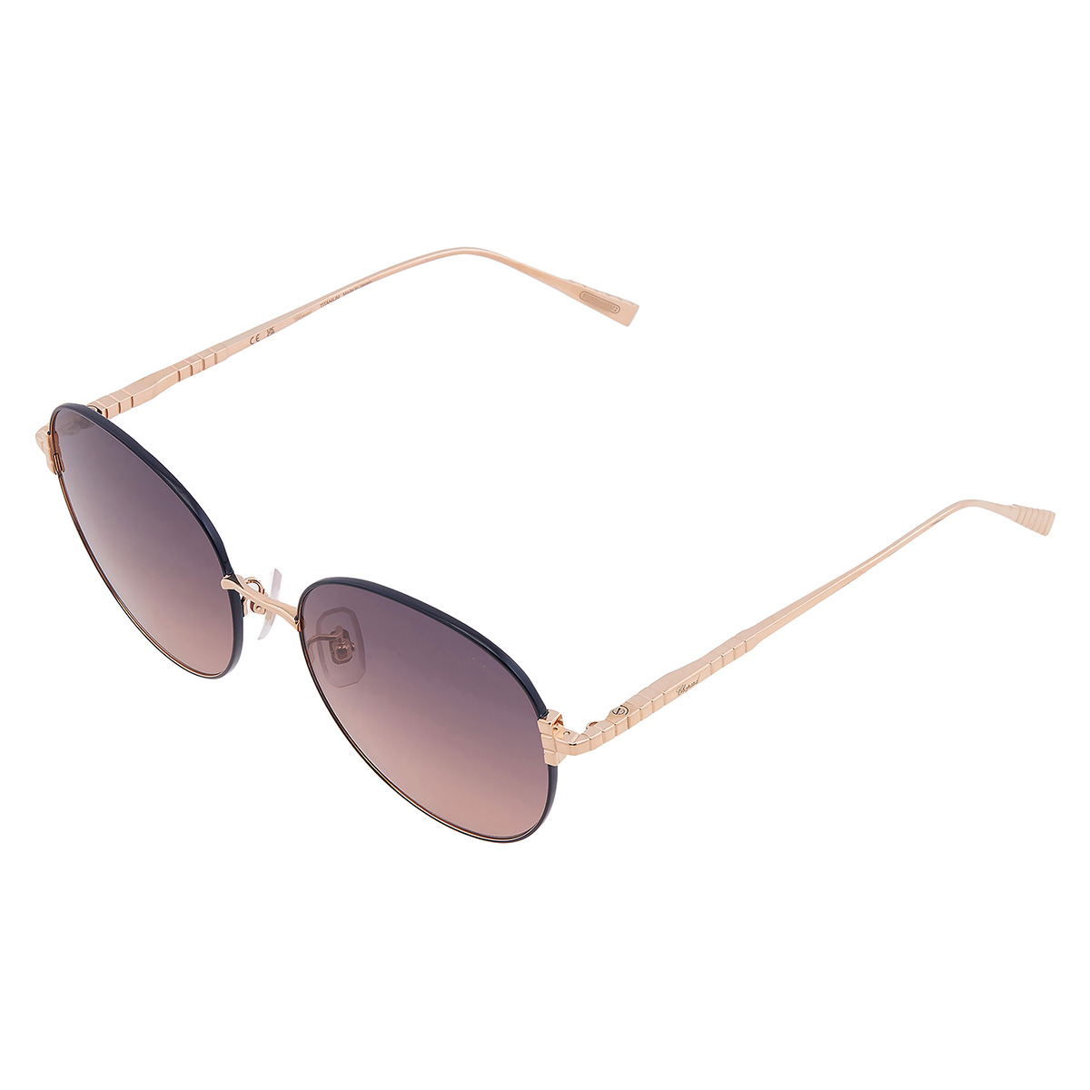 chopard blue pink gradient round ladies sunglasses schl03m 0354 57 chopard blue pink gradient round ladies sunglasses schl03m 0354 57