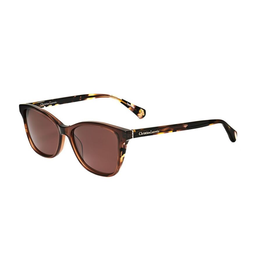 christian lacroix ladies brown cat eye sunglasses cls1085 017 2 christian lacroix ladies brown cat eye sunglasses cls1085 017 2