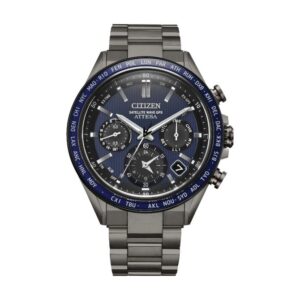 citizen attesa perpetual blue dial men's watch cc4059 64l