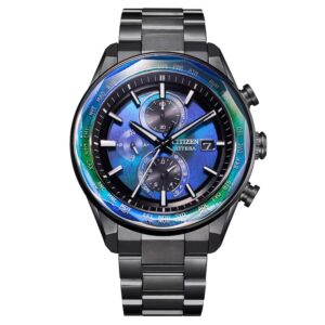 citizen attesa special edition perpetual alarm world time chronograph gmt men's watch at8314 53l