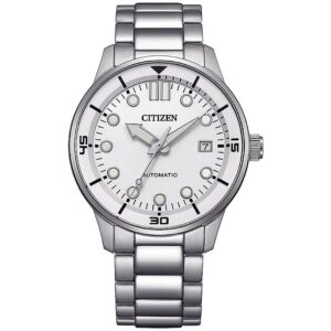 citizen automatic white dial men's watch nj0191 83a
