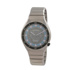 citizen black panther eco drive black dial men's watch aw1668 50w