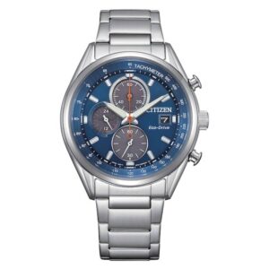 citizen chronograph blue dial men's watch ca0459 79l