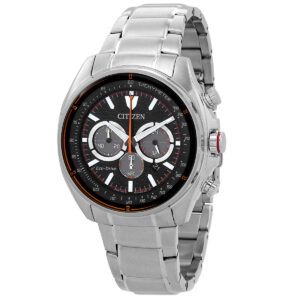 citizen chronograph eco drive black dial men's watch ca4561 89e