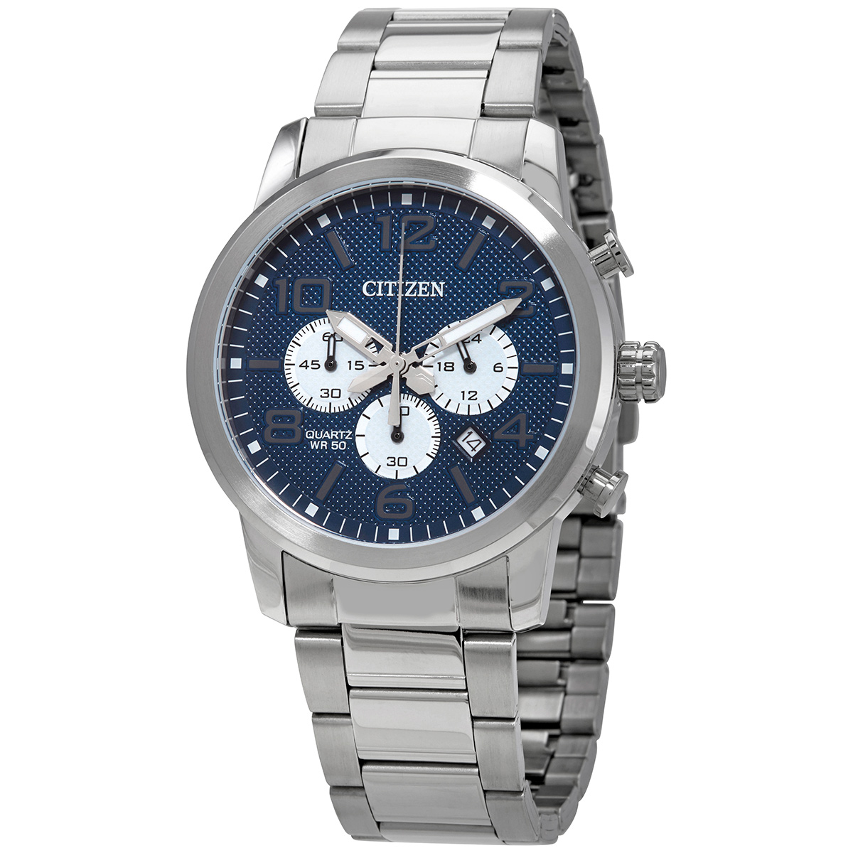 citizen chronograph quartz blue dial men's watch an8050 51m citizen chronograph quartz blue dial men's watch an8050 51m