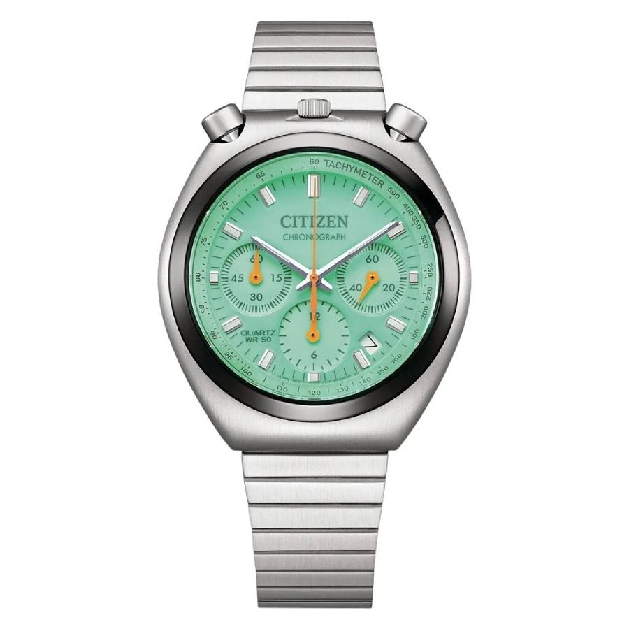 citizen chronograph quartz green dial men's watch an3660 73x citizen chronograph quartz green dial men's watch an3660 73x