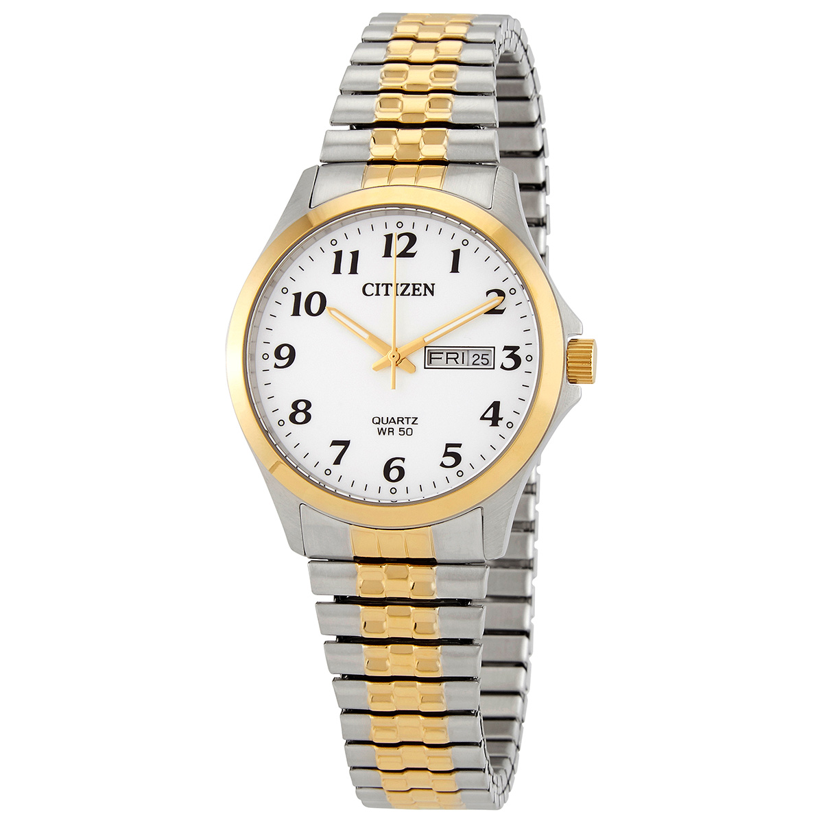 citizen chronograph quartz white dial two tone men's watch bf5004 93a citizen chronograph quartz white dial two tone men's watch bf5004 93a