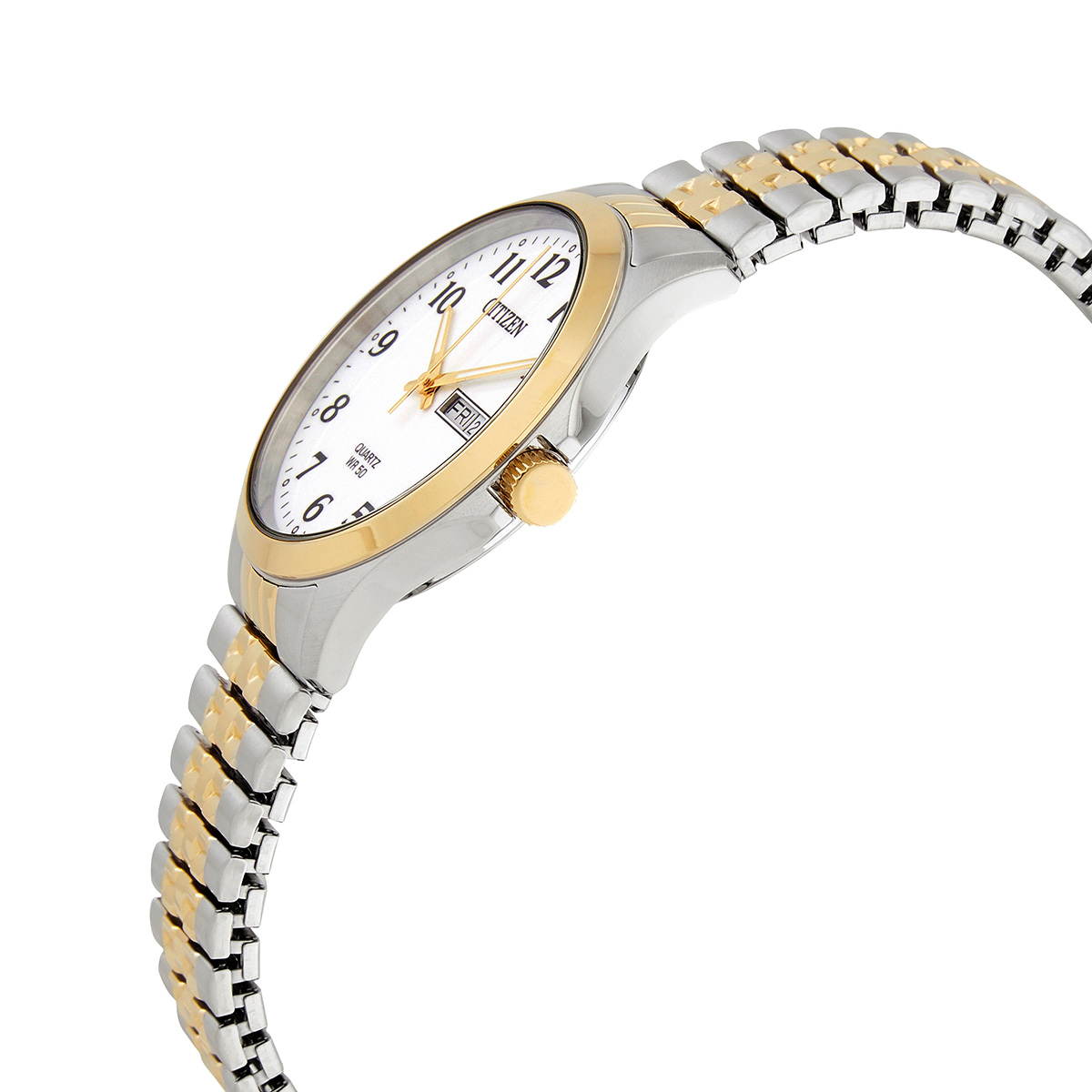 citizen chronograph quartz white dial two tone men's watch bf5004 93a citizen chronograph quartz white dial two tone men's watch bf5004 93a