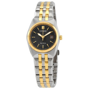 citizen corso black dial ladies watch ew2299 50e