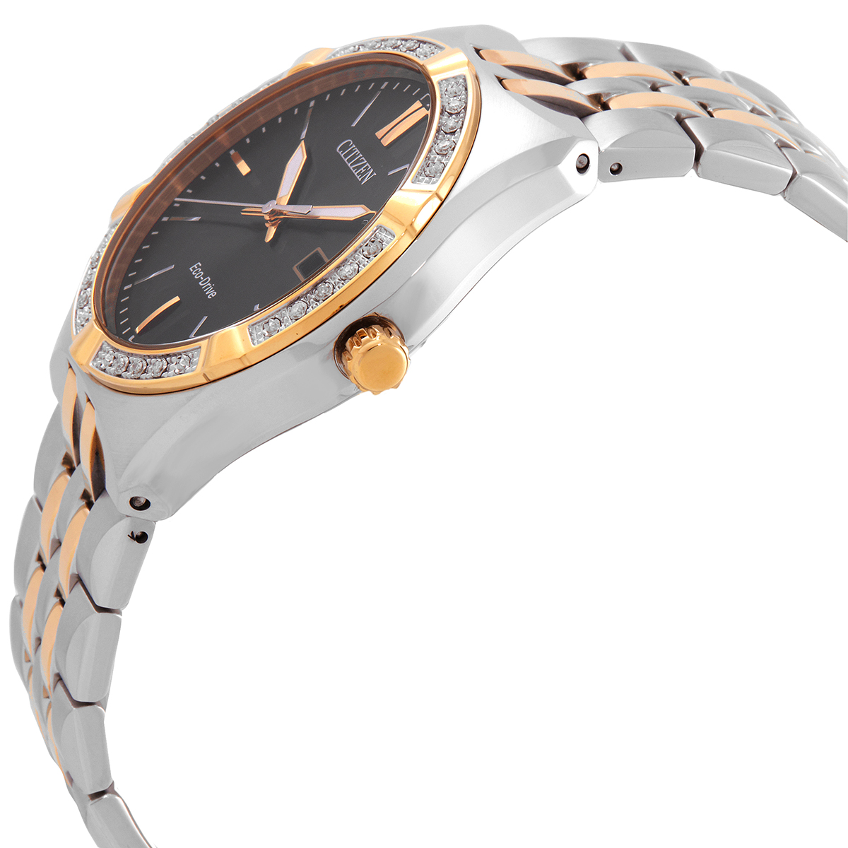 citizen corso diamond eco drive black dial men's watch bm7644 51e citizen corso diamond eco drive black dial men's watch bm7644 51e