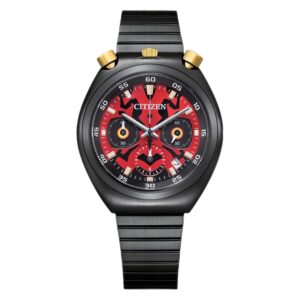 citizen darth maul chronograph quartz red dial men's watch an3668 55w