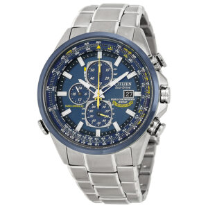 citizen eco drive blue angels chronograph men's watch at8020 54l