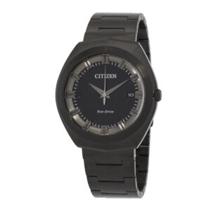 citizen eco drive 365 quartz black dial men's watch bn1015 52e