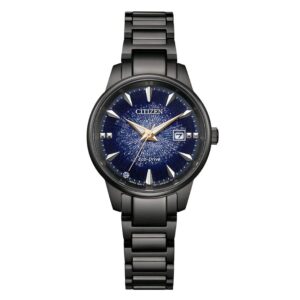citizen eco drive galaxy blue dial ladies watch ew2595 81m