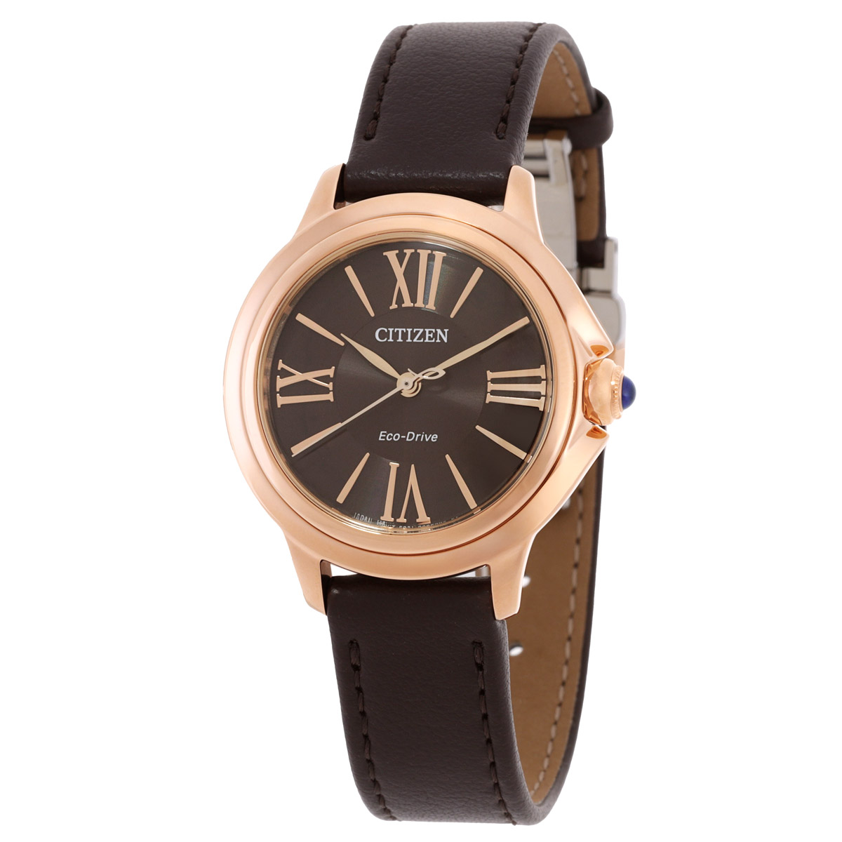 citizen l ceci eco drive brown dial ladies watch em1163 09x citizen l ceci eco drive brown dial ladies watch em1163 09x