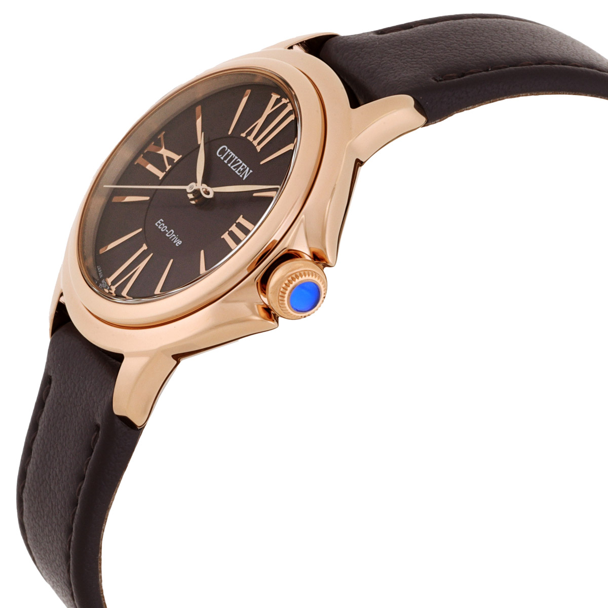 citizen l ceci eco drive brown dial ladies watch em1163 09x citizen l ceci eco drive brown dial ladies watch em1163 09x