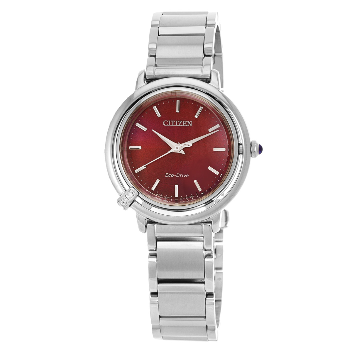 citizen l eco drive red mother of pearl dial ladies watch em1090 78x citizen l eco drive red mother of pearl dial ladies watch em1090 78x