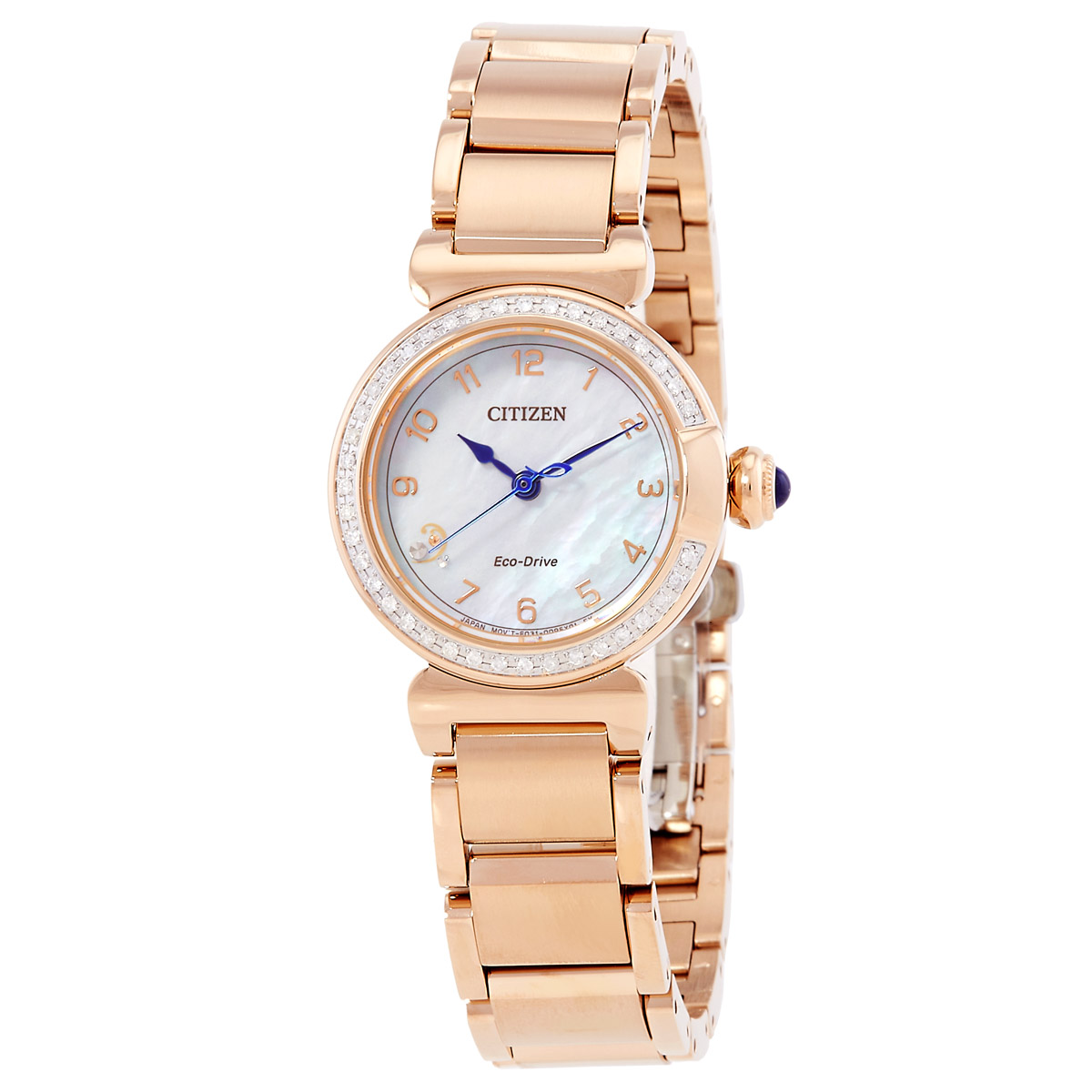 citizen l mae diamond white mother of pearl dial ladies watch em1123 89d citizen l mae diamond white mother of pearl dial ladies watch em1123 89d