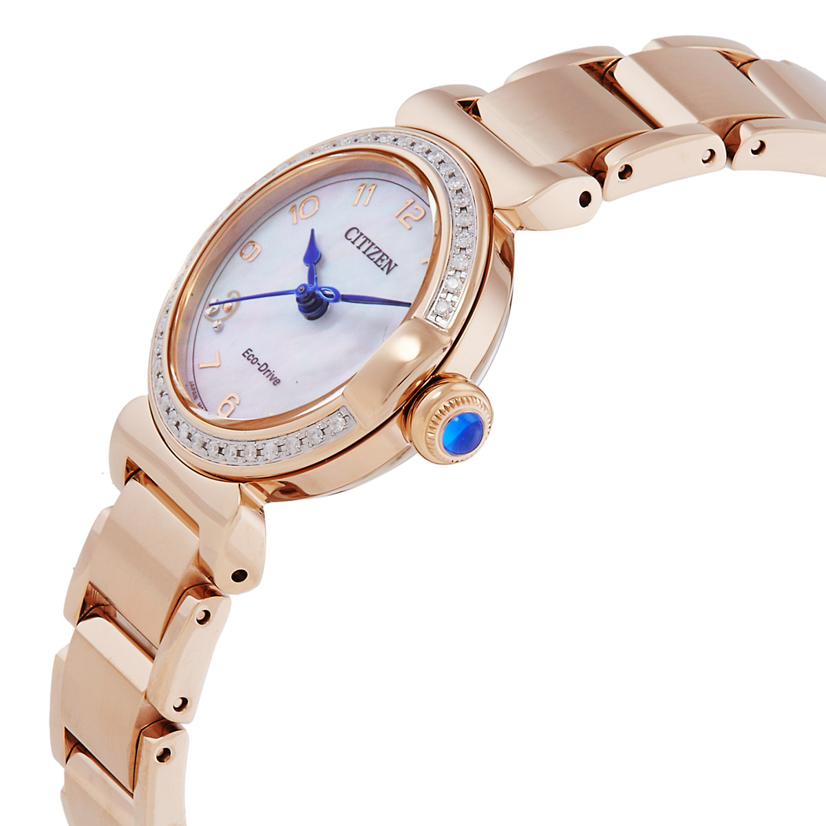 citizen l mae diamond white mother of pearl dial ladies watch em1123 89d citizen l mae diamond white mother of pearl dial ladies watch em1123 89d