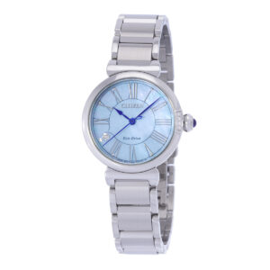 citizen l series eco drive mother of pearl dial ladies watch em1060 87n