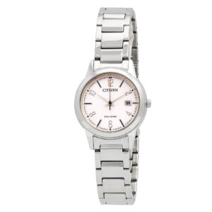 citizen lady eco drive pink dial watch fe1241 71z