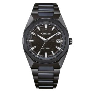citizen limited edition attesa eco drive black dial men's watch cb3046 76e