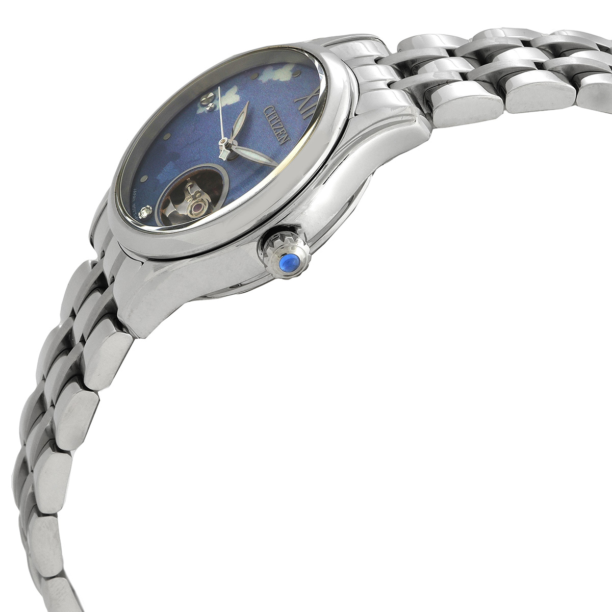 citizen luna automatic blue dial ladies watch pr1040 88n citizen luna automatic blue dial ladies watch pr1040 88n