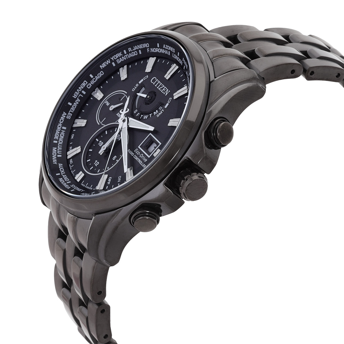citizen perpetual alarm chronograph quartz black dial men's watch at9127 80e citizen perpetual alarm chronograph quartz black dial men's watch at9127 80e