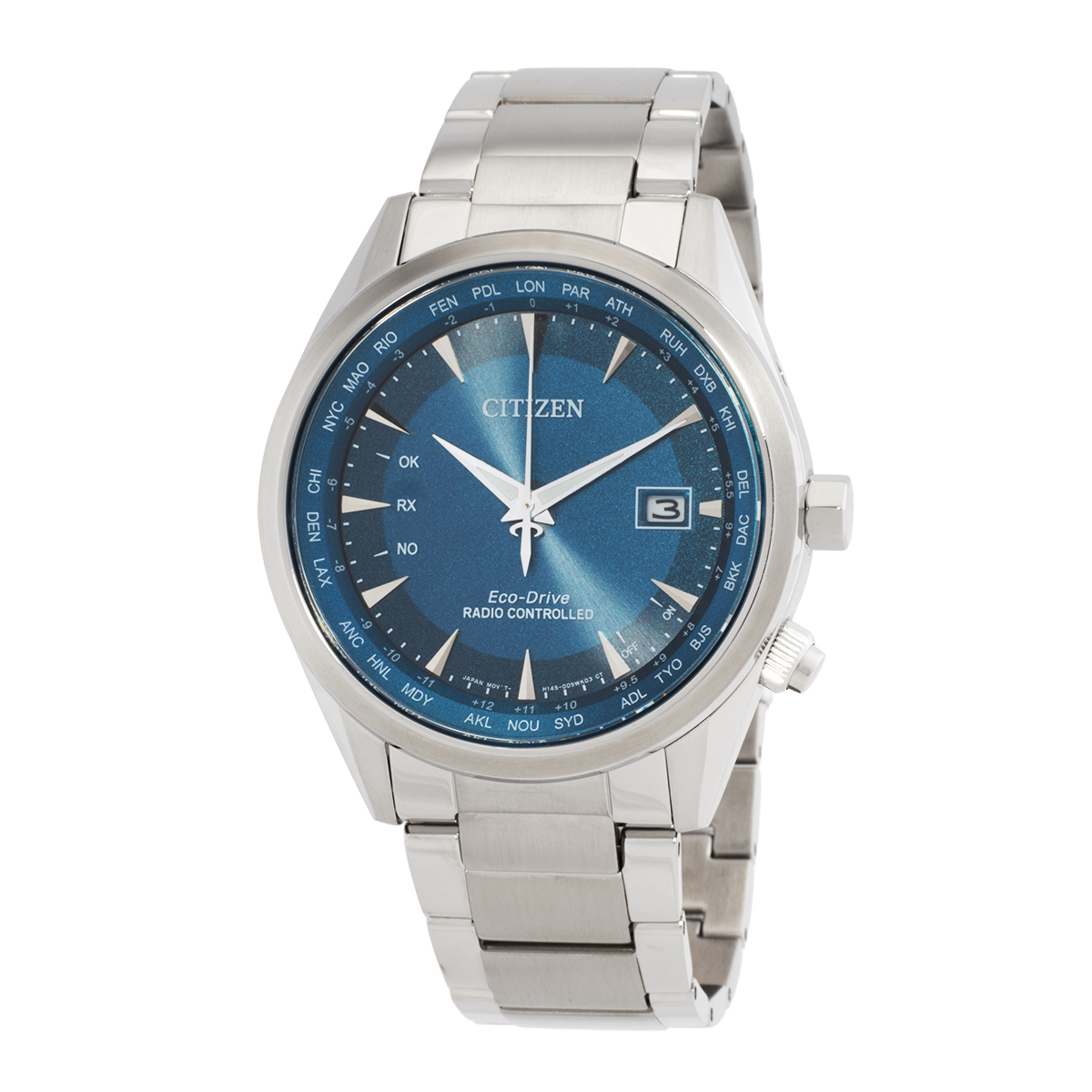 citizen perpetual world time gmt eco drive blue dial men's watch cb0270 87l citizen perpetual world time gmt eco drive blue dial men's watch cb0270 87l