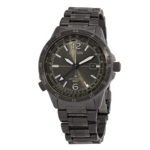 citizen promaster air gmt automatic gray dial men's watch nb6045 51h