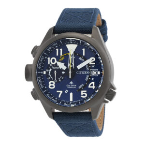 citizen promaster altichron eco drive blue dial men's watch bn4065 07l