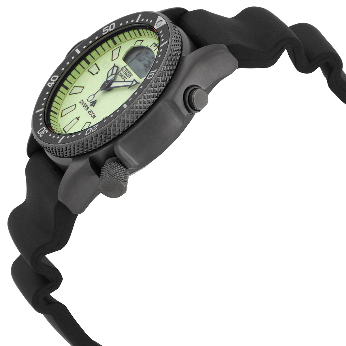 citizen promaster aqualand quartz analog digital white dial men's watch jp2007 17w citizen promaster aqualand quartz analog digital white dial men's watch jp2007 17w