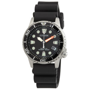 citizen promaster black dial ladies watch eo2020 08e