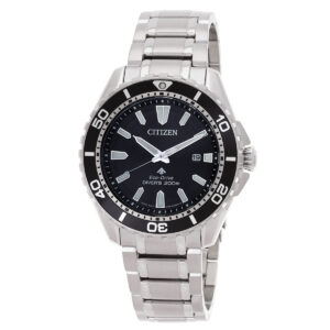 citizen promaster black dial men's watch bn0190 82e